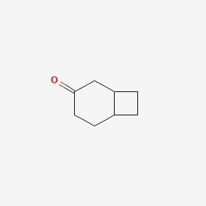 molecular formula C8H12O B13457830 Bicyclo[4.2.0]octan-3-one 