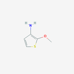 molecular formula C5H7NOS B1345786 2-Methoxythiophen-3-amine CAS No. 1287217-56-4