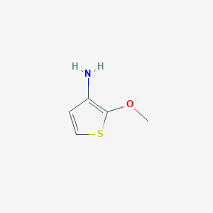 molecular formula C5H7NOS B1345786 2-Methoxythien-3-ylamine CAS No. 1287217-56-4