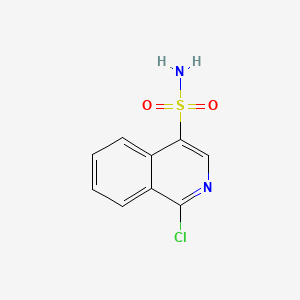 molecular formula C9H7ClN2O2S B13457922 1-Chloroisoquinoline-4-sulfonamide 
