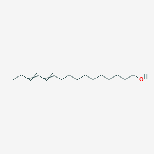 molecular formula C16H30O B013458 (11z,13e)-Hexadecadien-1-ol CAS No. 111872-80-1