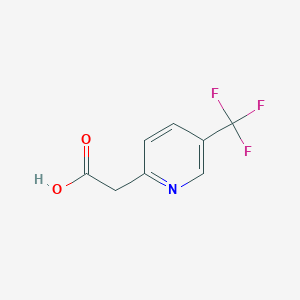 molecular formula C8H6F3NO2 B1345801 2-(5-(Trifluoromethyl)pyridin-2-yl)acetic acid CAS No. 785762-99-4