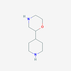 molecular formula C9H18N2O B13458051 2-(Piperidin-4-yl)morpholine 