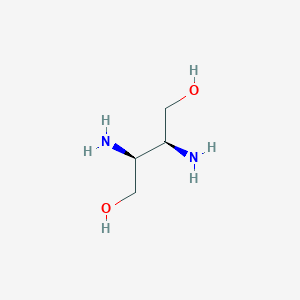 molecular formula C4H12N2O2 B134581 (2S,3S)-2,3-Diaminobutane-1,4-diol CAS No. 151630-98-7
