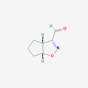 molecular formula C7H9NO2 B13458218 rac-(3aR,6aR)-3aH,4H,5H,6H,6aH-cyclopenta[d][1,2]oxazole-3-carbaldehyde 