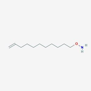 molecular formula C11H23NO B13458225 O-(undec-10-en-1-yl)hydroxylamine 