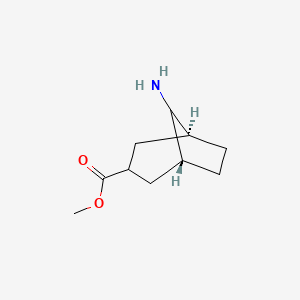 molecular formula C10H17NO2 B13458232 methyl (1R,3R,5S)-8-aminobicyclo[3.2.1]octane-3-carboxylate 