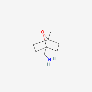 molecular formula C8H15NO B13458311 (4-Methyl-7-oxabicyclo[2.2.1]heptan-1-YL)methanamine CAS No. 2866352-84-1