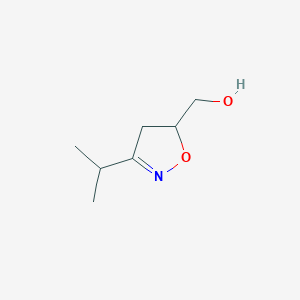 (3-Isopropyl-4,5-dihydroisoxazol-5-yl)methanol