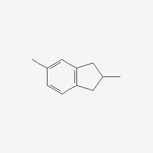 molecular formula C11H14 B13458394 2,5-dimethyl-2,3-dihydro-1H-indene 