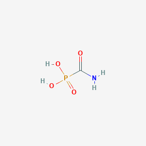molecular formula CH4NO4P B13458408 Carbamoylphosphonic acid CAS No. 6874-57-3