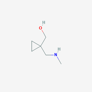 molecular formula C6H13NO B1345841 {1-[(Methylamino)methyl]cyclopropyl}methanol CAS No. 959238-63-2
