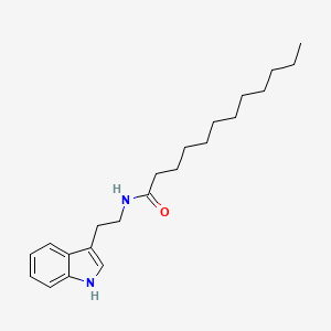 molecular formula C22H34N2O B13458446 N-[2-(1H-Indol-3-yl)ethyl]dodecanamide 
