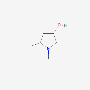 molecular formula C6H13NO B13458532 1,5-Dimethylpyrrolidin-3-OL 