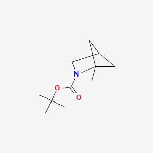 molecular formula C11H19NO2 B13458560 Tert-butyl 1-methyl-2-azabicyclo[2.1.1]hexane-2-carboxylate 
