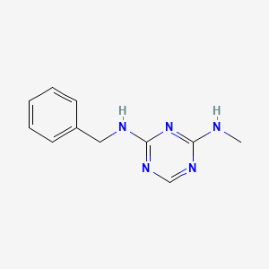molecular formula C11H13N5 B13458728 N2-benzyl-N4-methyl-1,3,5-triazine-2,4-diamine CAS No. 2303785-03-5