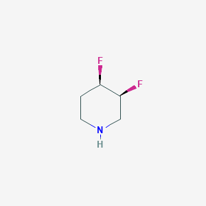 molecular formula C5H9F2N B13458794 cis-3,4-Difluoropiperidine 