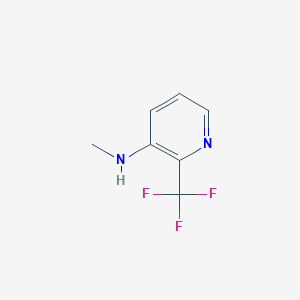 molecular formula C7H7F3N2 B13458808 N-methyl-2-(trifluoromethyl)pyridin-3-amine 