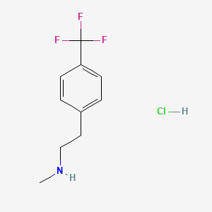 molecular formula C10H13ClF3N B13459392 Methyl({2-[4-(trifluoromethyl)phenyl]ethyl})amine hydrochloride 
