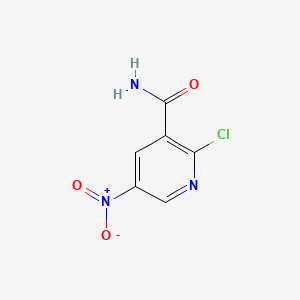 molecular formula C6H4ClN3O3 B1345942 2-氯-5-硝基烟酰胺 CAS No. 60524-15-4