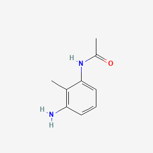 molecular formula C9H12N2O B1345944 N-(3-氨基-2-甲基苯基)乙酰胺 CAS No. 65999-76-0
