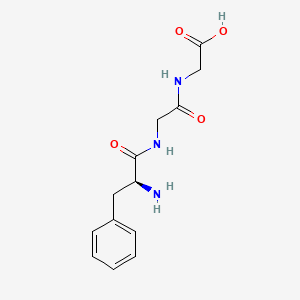 molecular formula C13H17N3O4 B1345945 Phe-gly-gly CAS No. 23576-42-3