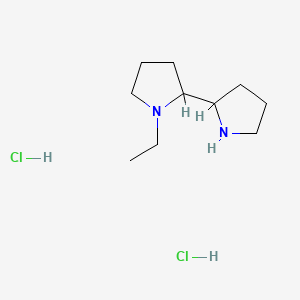 molecular formula C10H22Cl2N2 B13459451 1-Ethyl-2,2'-bipyrrolidine dihydrochloride 