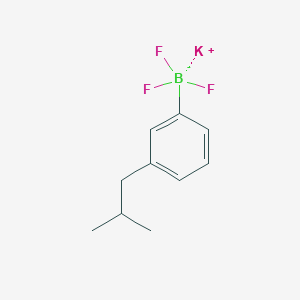 molecular formula C10H13BF3K B13459453 Potassium trifluoro(3-isobutylphenyl)borate CAS No. 1426958-91-9