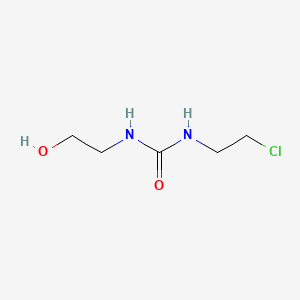 molecular formula C5H11ClN2O2 B1345949 1-(2-Chloroethyl)-3-(2-hydroxyethyl)urea CAS No. 71479-93-1