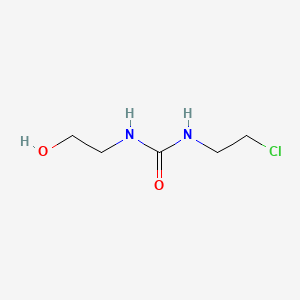 molecular formula C5H11ClN2O2 B1345949 Urea, N-(2-chloroethyl)-N'-(2-hydroxyethyl)- CAS No. 71479-93-1