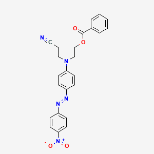 molecular formula C24H21N5O4 B1345962 C.I. Disperse orange 73 CAS No. 40690-89-9