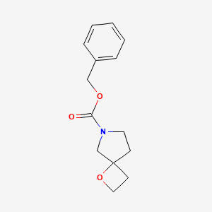 molecular formula C14H17NO3 B13459627 6-Cbz-1-oxa-6-azaspiro[3.4]octane 