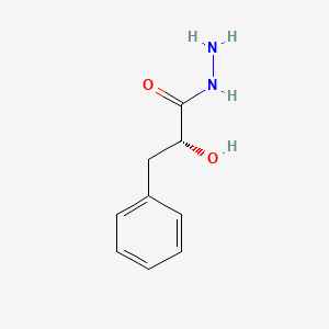molecular formula C9H12N2O2 B13459656 (2R)-2-hydroxy-3-phenylpropanehydrazide 