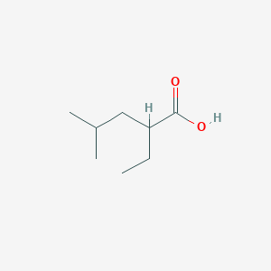 molecular formula C8H16O2 B1345966 2-Ethyl-4-methylpentanoic acid CAS No. 108-81-6