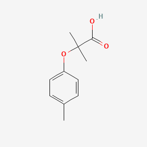 molecular formula C11H14O3 B1345974 2-Methyl-2-(4-methylphenoxy)propanoic acid CAS No. 23438-11-1