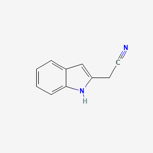 molecular formula C10H8N2 B1345976 2-(1H-indol-2-yl)acetonitrile CAS No. 35913-20-3