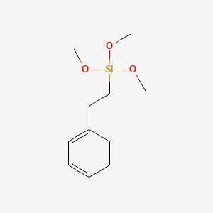molecular formula C11H18O3Si B1345983 Trimethoxy(2-phenylethyl)silane CAS No. 49539-88-0