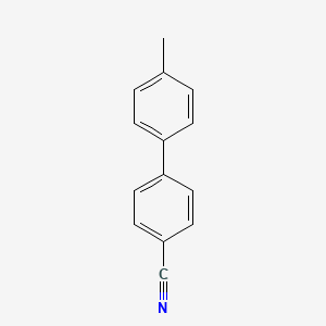 molecular formula C14H11N B1345985 4-Cyano-4'-methylbiphenyl CAS No. 50670-50-3