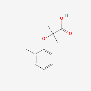 molecular formula C11H14O3 B1345987 2-Methyl-2-(2-methylphenoxy)propanoic acid CAS No. 53498-62-7