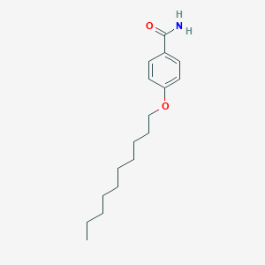 molecular formula C17H27NO2 B134599 4-(Decyloxy)benzamide CAS No. 156239-54-2
