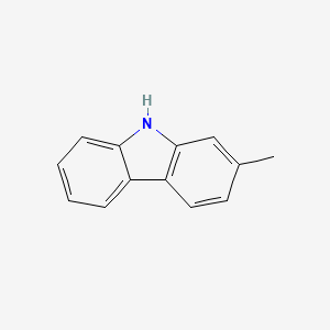 molecular formula C13H11N B1346001 2-Methyl-9H-carbazole CAS No. 3652-91-3