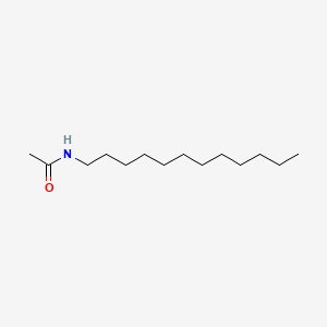molecular formula C14H29NO B1346006 Acetamide, N-dodecyl- CAS No. 3886-80-4
