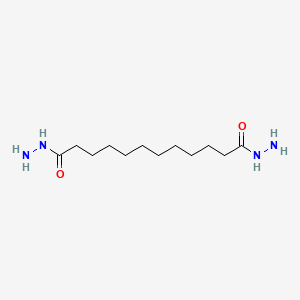 molecular formula C12H26N4O2 B1346009 Dodecanedihydrazide CAS No. 4080-98-2