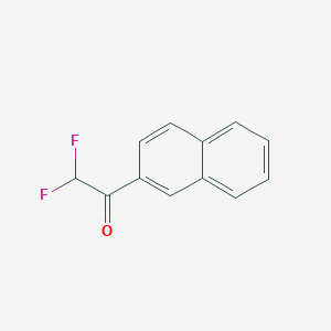 molecular formula C12H8F2O B13460100 1-(2-Naphthyl)-2,2-difluoroethanone 