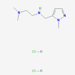 molecular formula C9H20Cl2N4 B13460116 n,n-Dimethyl-n'-[(1-methyl-1h-pyrazol-5-yl)methyl]ethane-1,2-diamine 