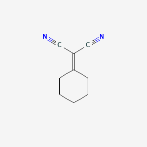 molecular formula C9H10N2 B1346013 2-Cyclohexylidenemalononitrile CAS No. 4354-73-8