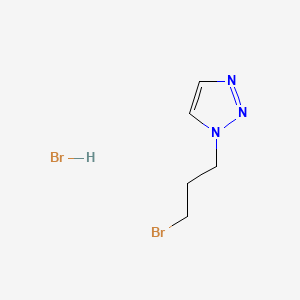 molecular formula C5H9Br2N3 B13460174 1-(3-bromopropyl)-1H-1,2,3-triazole hydrobromide 