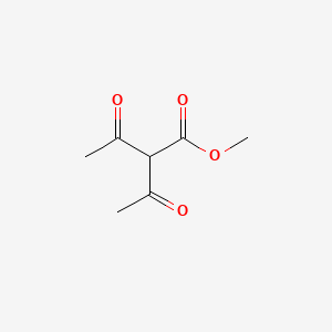 molecular formula C7H10O4 B1346019 Methyl 2-acetylacetoacetate CAS No. 4619-66-3