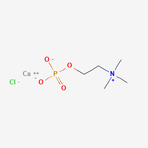 molecular formula C5H13CaClNO4P B1346022 Calcium phosphorylcholine chloride CAS No. 4826-71-5