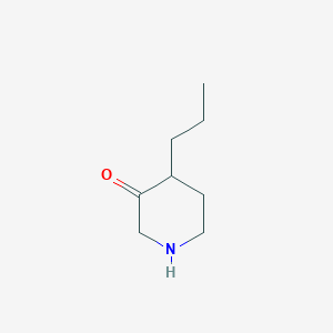 molecular formula C8H15NO B13460228 4-Propylpiperidin-3-one 